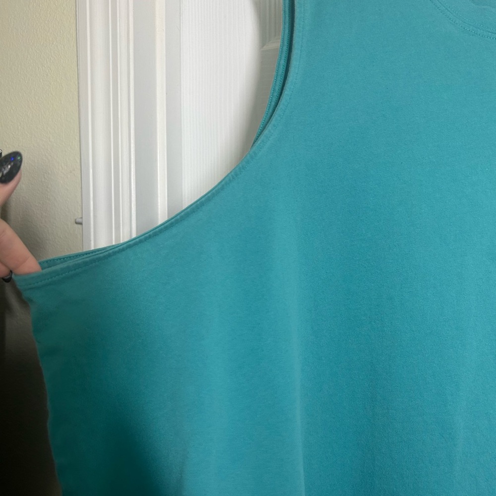 Old Navy Teal Shift Tank Dress – Size 4X - Picture 9 of 9